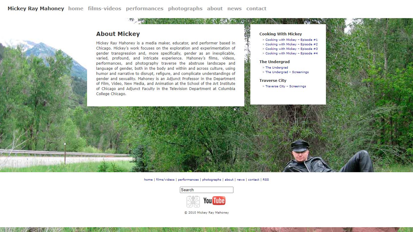 About Mickey | Mickey Ray Mahoney